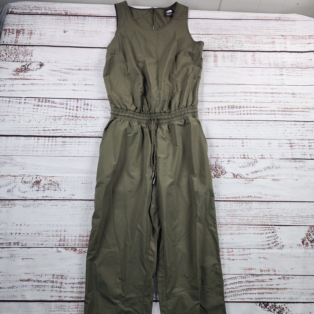 The North Face Never Stop Wearing Jumpsuit Womens XS Olive Green FlashDry